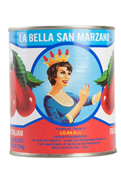 YABANEEZ WHOLE PEELED TOMATO "LA BELLA" (CARTOON OF 6 PACKS)