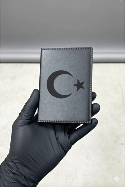 Yalıgraf Reklam Tabela Turkish Flag, Crescent and Star, Leather Stitched Vehi...