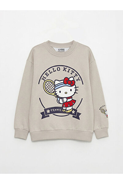 LC Waikiki RMZ GİYİM FARKIYA Hanorac gros pentru fete cu imprimeu Hello Kitty