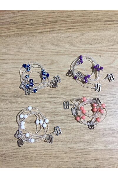 ALYA İÇ GİYİM Λουράκι σουτιέν με χάντρες 4 τεμαχίων σε διάφορα χρώματα