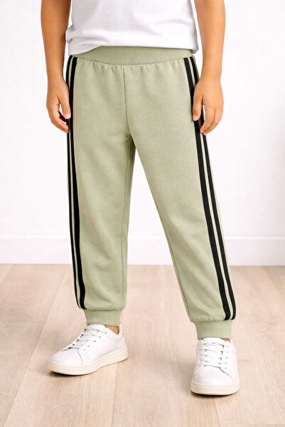 krm kerem bebe Seasonal Children's Sweatpants with Elastic Waist and Stripe D...