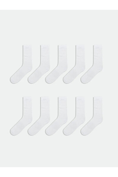 LC Waikiki Socks - White - Plain