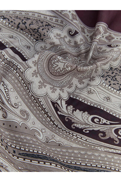 LC Waikiki Жіночий шаль з бордовим візерунком