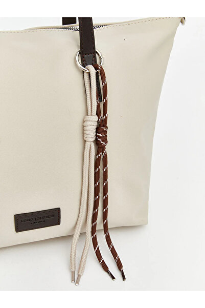 LC Waikiki Geantă de umăr pentru femei Ecru cu curea detașabilă