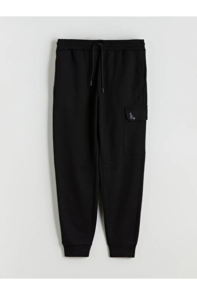 LC Waikiki Black Standard Fit Men's Jogger Sweatpants
