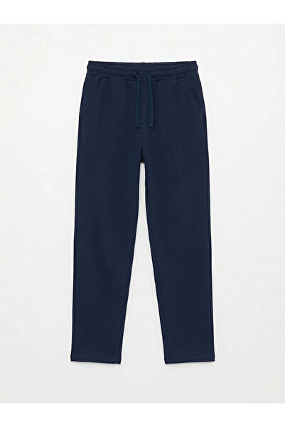 LC Waikiki Navy Blue Boys' Sweatpants with Elastic Waist