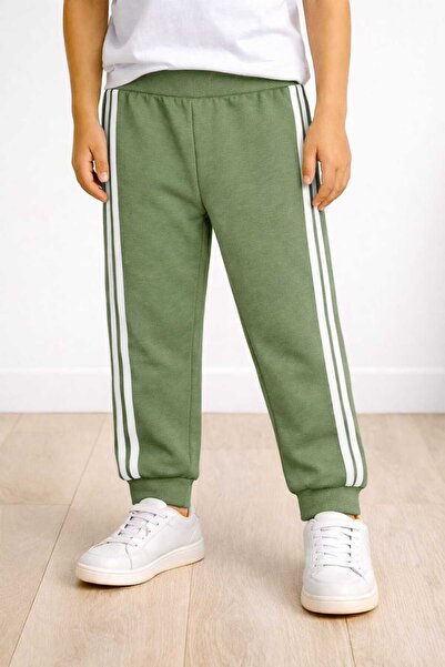 krm kerem bebe Seasonal Children's Sweatpants with Elastic Waist and Stripe D...