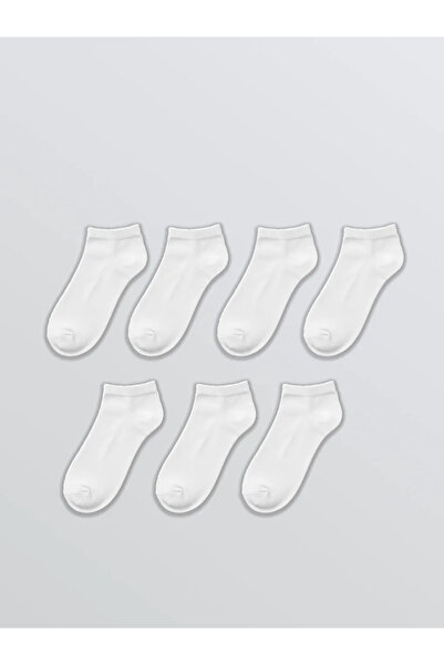 LC Waikiki White Women's Booties Socks 7-Pack