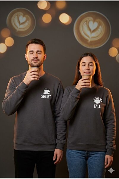 PERISENSE Dear Couple Combination Printed 2-Piece Cotton 3-Yarn Hoodless Over...