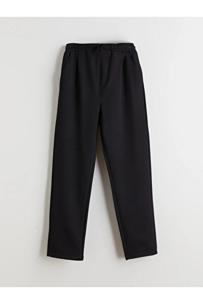 LC Waikiki Black Elastic Waist Boys' Trousers