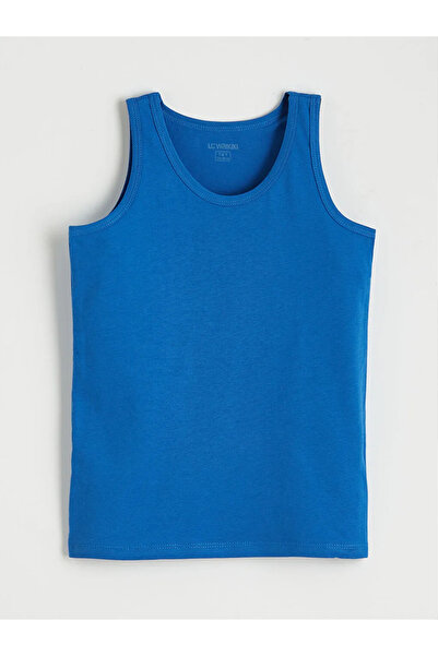 LC Waikiki Blue Crew Neck Boys' Undershirt 5-Pack