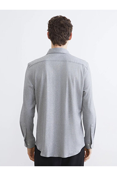 LC Waikiki Gray Slim Fit Men's Shirt