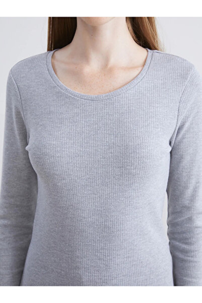 LC Waikiki Anthracite Long Sleeve Women's Undershirt