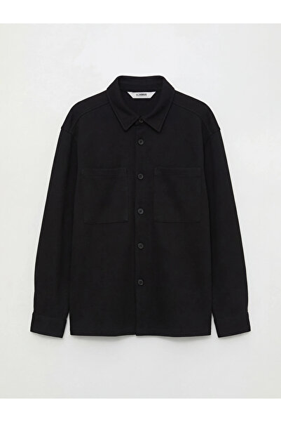 LC Waikiki Cămașă neagră cu mânecă lungă pentru băiat