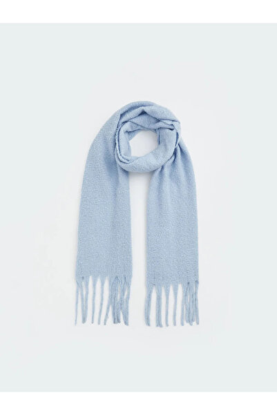 LC Waikiki Γυναικείο φουλάρι με μπλε φούντες