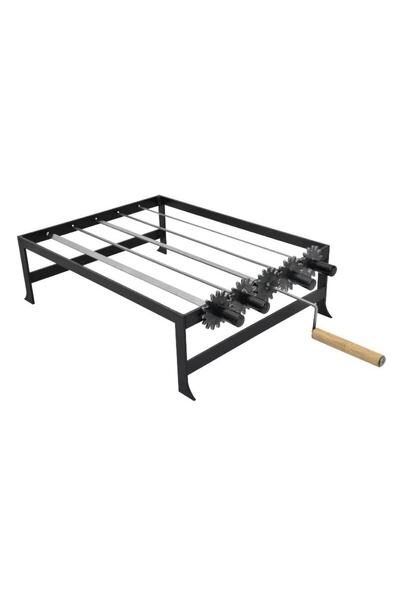 ozbience Pratik ve dayanıklı çevirmeli mangal, keyifli pişirme deneyimi için ...