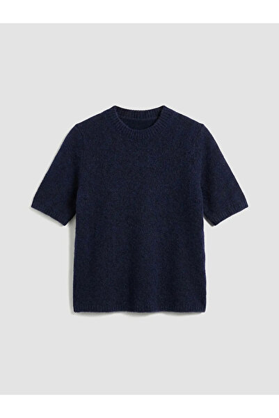 LC Waikiki Navy Blue Crew Neck Women's Knitwear Sweater