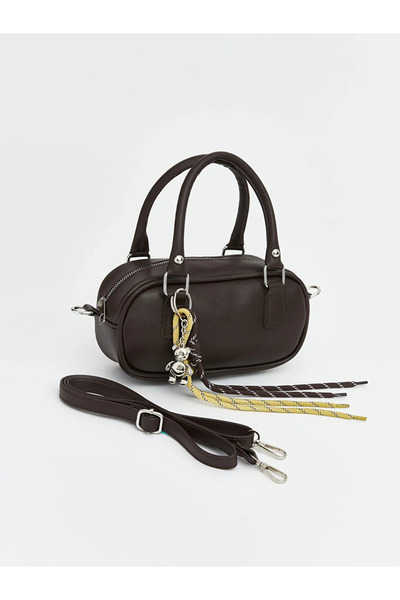 LC Waikiki Кафява дамска чанта от естествена кожа