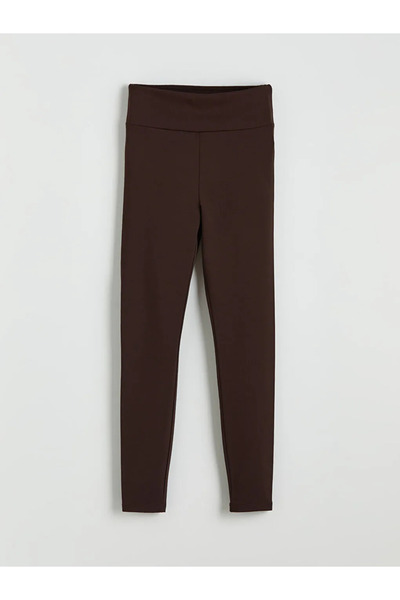 LC Waikiki Brown High Waist Women's Leggings