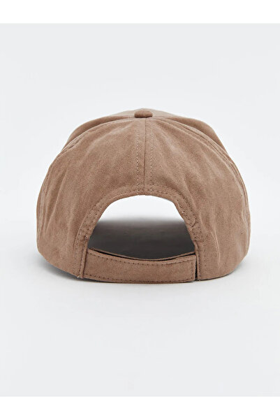 LC Waikiki Beige Suede Look Men's Cap Hat