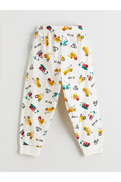 LC Waikiki Crveni Štampano pidžama set za dečake