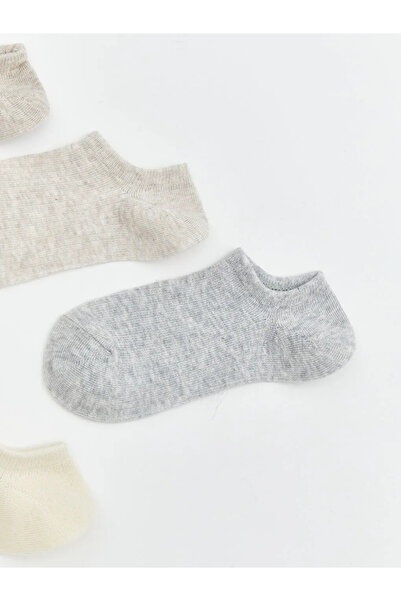 LC Waikiki Brown Women's Sneaker Socks 5-Pack