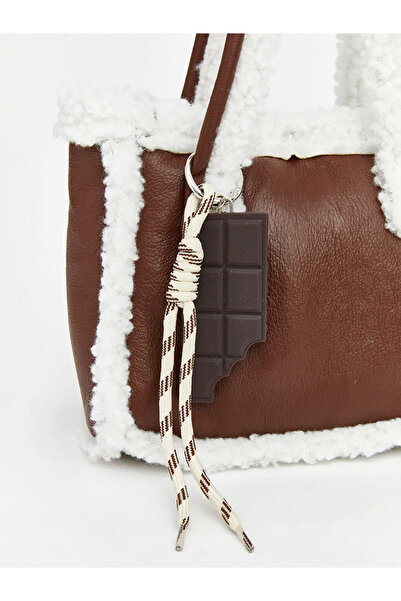 LC Waikiki Smeđa plišana igračka detaljna Kožnog izgleda za devojčice Torba z...