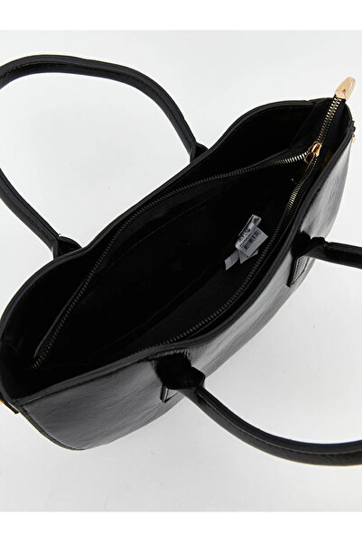 LC Waikiki Black Faux Leather Women's Shoulder Bag