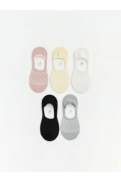 LC Waikiki Nevavm Women's Openwork Ballerina Socks 5-Pack