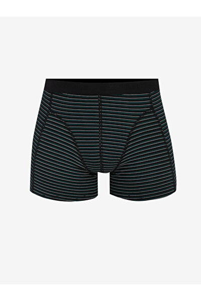 LC Waikiki Черни памучни гъвкави мъжки боксерки от 3 бр