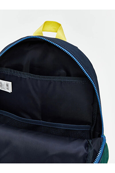 LC Waikiki Navy Blue Color Block Boy's School Bag