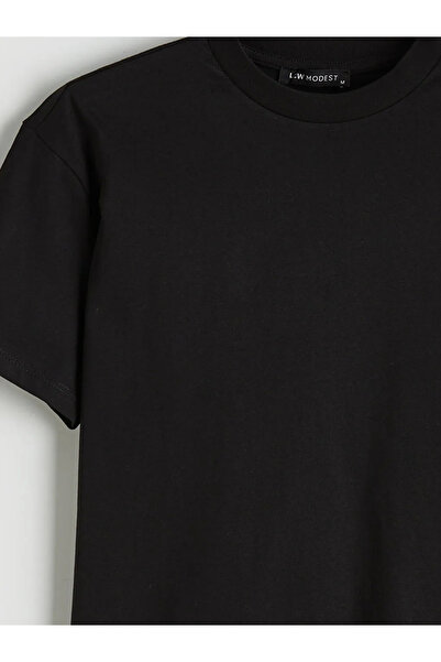 LC Waikiki Black Crew Neck Women's T-Shirt