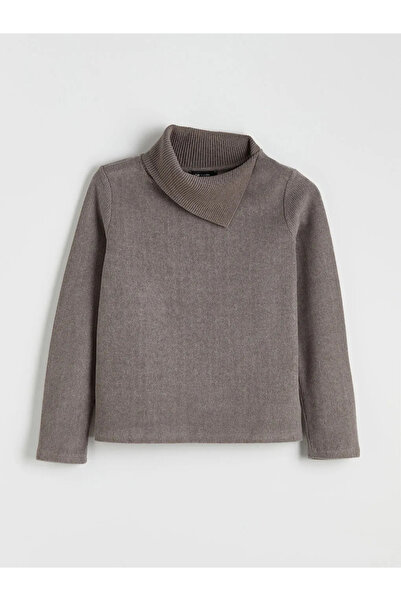 LC Waikiki Maro guler ridicat Pulover tricot pentru femei