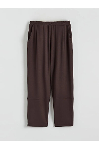 LC Waikiki Brown Elastic Waist Women's Sweatpants