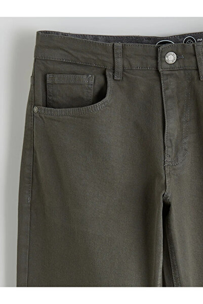 LC Waikiki Pantaloni de blugi pentru bărbați, verzi 779, cu potrivire normală