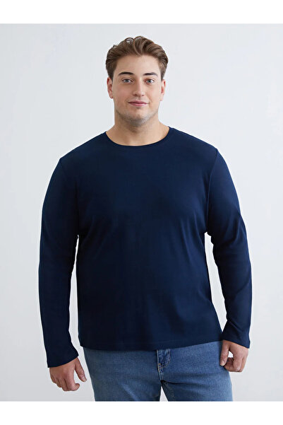 LC Waikiki Tricou pentru bărbați, cu mânecă lungă, cu guler tip crew, mărime ...