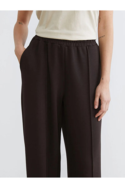 LC Waikiki Brown Elastic Waist Soft Touch Women's Sweatpants