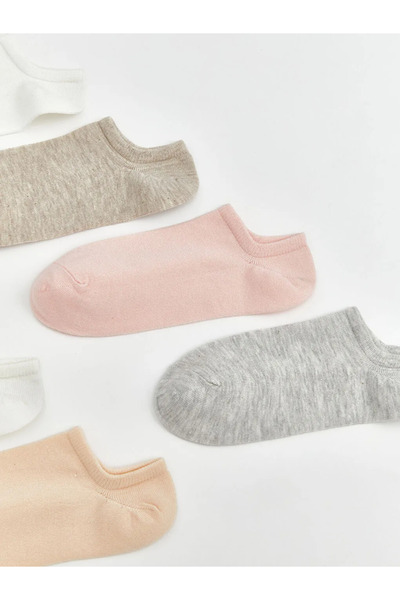 LC Waikiki Екру дамски чорапи до коляното, пакет от 7 броя