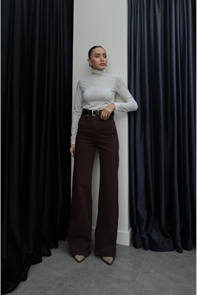 Havoş Brown Hervey Wide Leg Jean