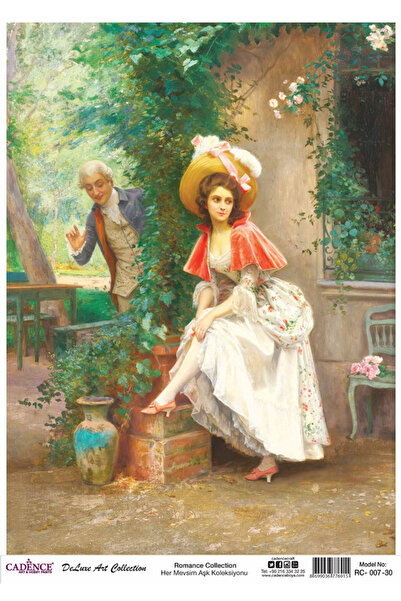 Cadence Pirinç Dekopaj Kağıdı No:RC07- 29X42cm