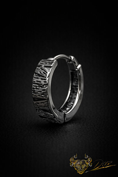 depozoom 316L Cerrahi Çelik Gotik Halka Punk Küpe Unisex Clicker Küpe 1 adet