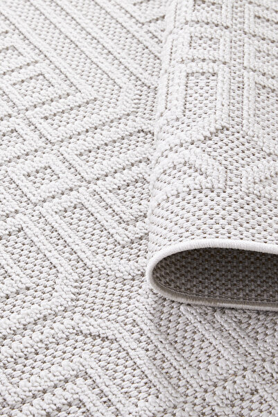 SİMEREV HALI HOME CONSEPT Bukle Sisal İnce Dokuma Halı Hav Vermeyen Salon Çoc...