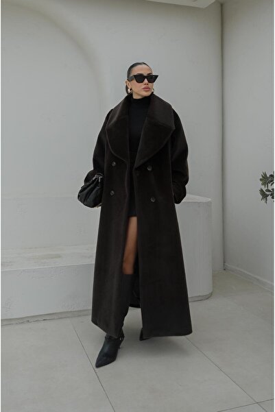 Havoş Acı Kahve Specific Belted Coat
