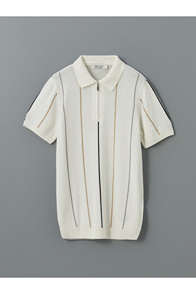 LC Waikiki Özmarka Pulover tricotat pentru băieți cu guler polo, sezon nou