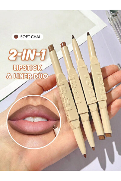 SHEGLAM Glam 101 Sheer Tinted Lipstick & Liner Duo - 2'si 1 Arada Dudak Kalem...