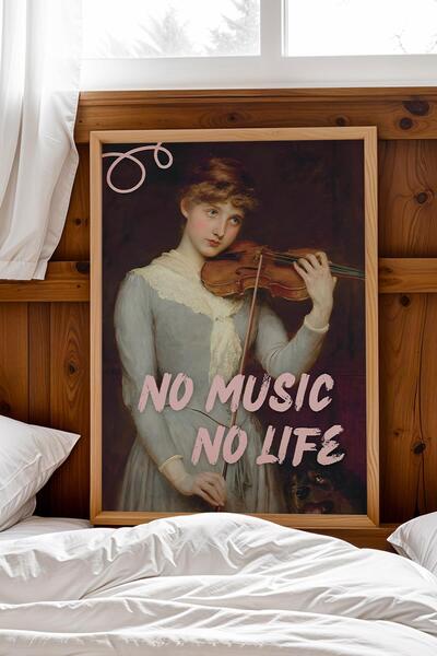 Saturn Briton Riviere a Cavatina Framed Painting No Music No Life Wall Decor ...