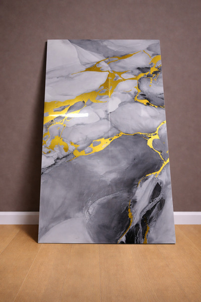 UKAB DEKOR 30X60 cm Kendinden Yapışkanlı Seramik Görünümlü Dekoratif Duvar, B...