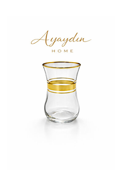 Paşabahçe 42011 Bel Yaldızlı Çay Bardağı 6’lı Set - Ayaydın Home