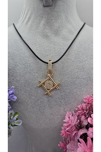 ahsenaksesuar2025 Modern Infinity Symbol Necklace - Gold Color with Zircon St...