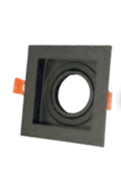 K2 GLOBAL Sıva Altı Spot Armatür Tekli Siyah | GU10 / GU5.3 | Max 1x35W | Alü...